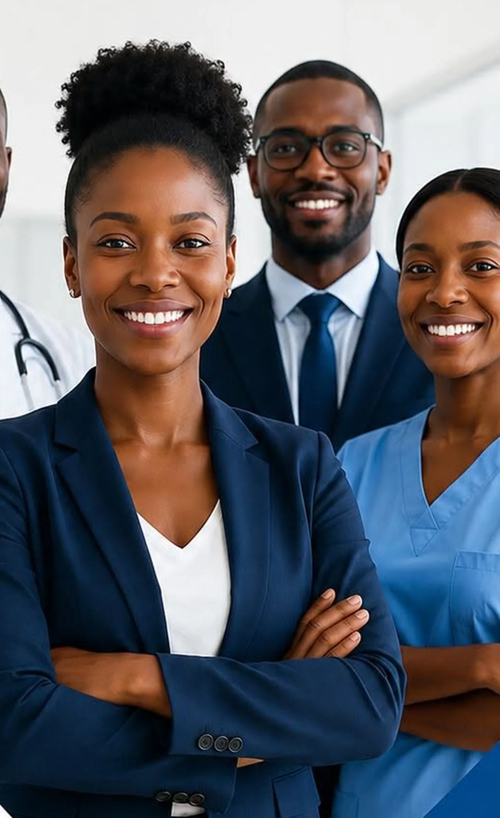L’équipe médicale du Cabinet LUIZ, souriante et à l’écoute des entreprises